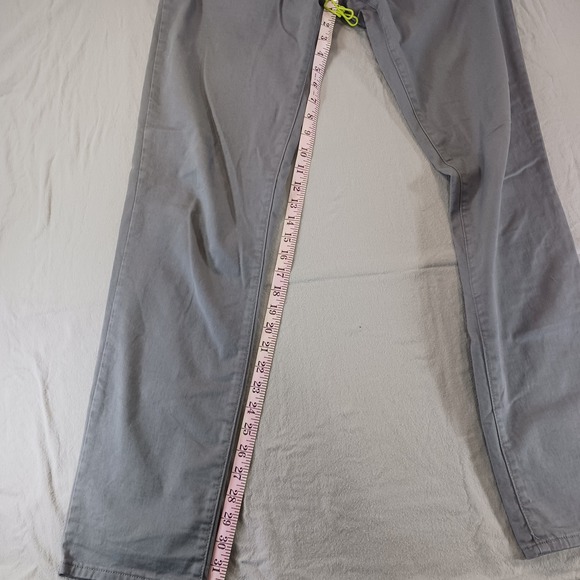 Devil-Dog Dungarees Mens Pants Size 32x34 Gray Casual Chinos Trousers - Picture 6 of 9